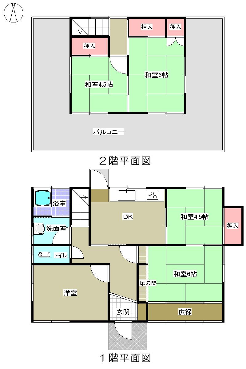 Floor plan. 15 million yen, 5DK, Land area 233.92 sq m , There Hiroen in building area 85.91 sq m 1F Japanese-style room