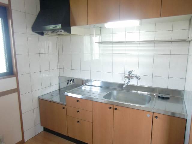 Kitchen. Bright kitchen with a window ☆