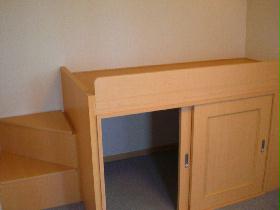 Living and room. bed