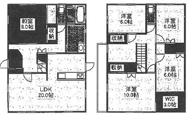 Floor plan. 15.8 million yen, 4LDK + S (storeroom), Land area 219.22 sq m , Building area 149.26 sq m