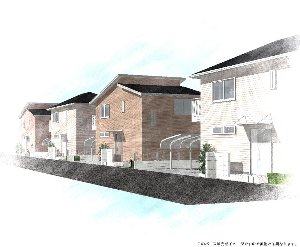 Local photos, including front road. Complex complete image (from the north)