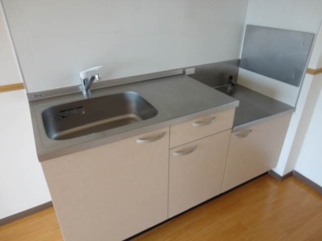 Kitchen. I put two-burner stove ☆