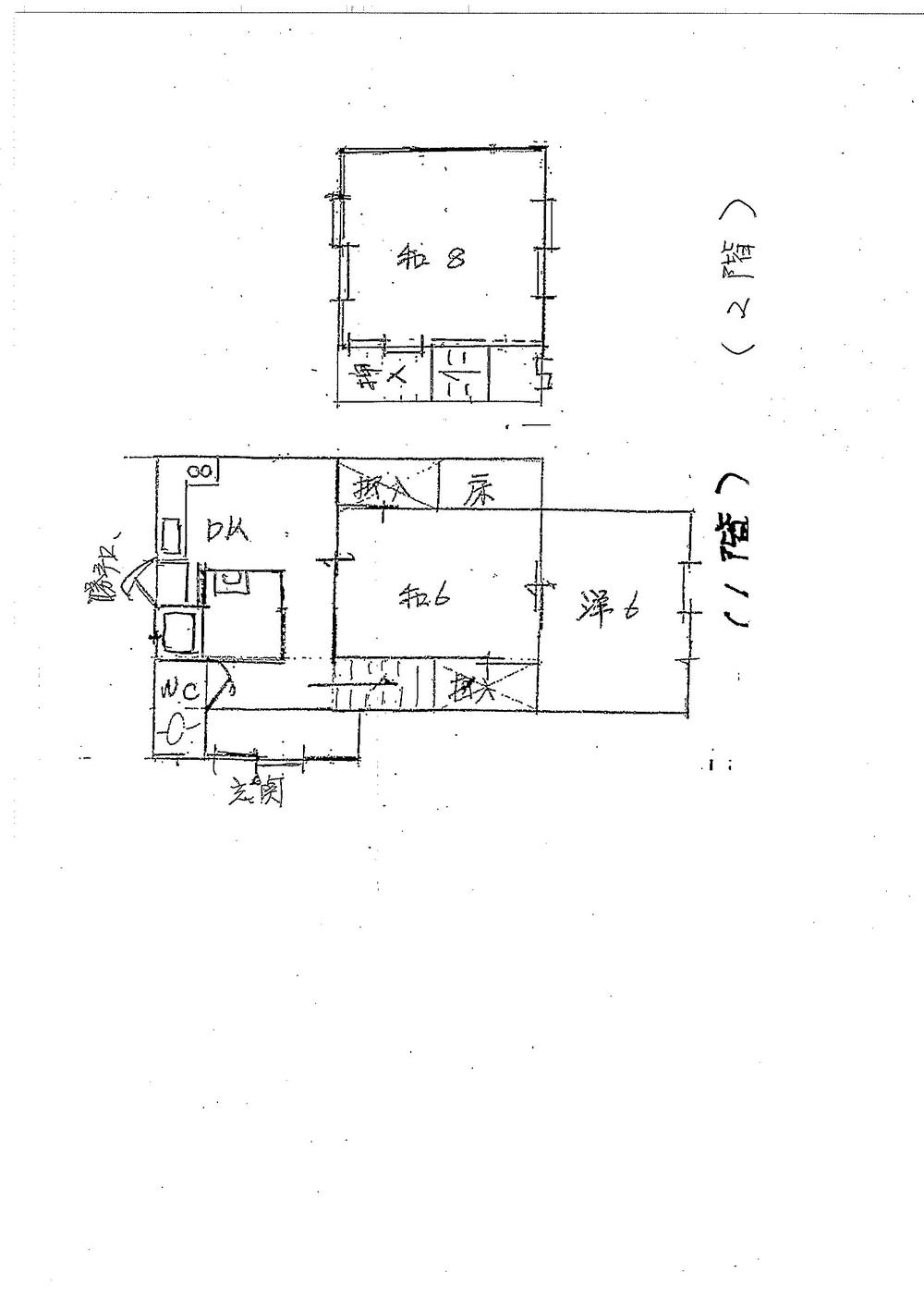 Floor plan. 6.5 million yen, 3DK, Land area 109.04 sq m , Building area 67.2 sq m
