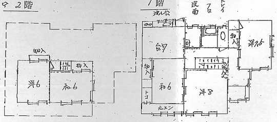 Floor plan. 12 million yen, 5DK, Land area 185.76 sq m , Building area 108.96 sq m All rooms have 6-mat more! 