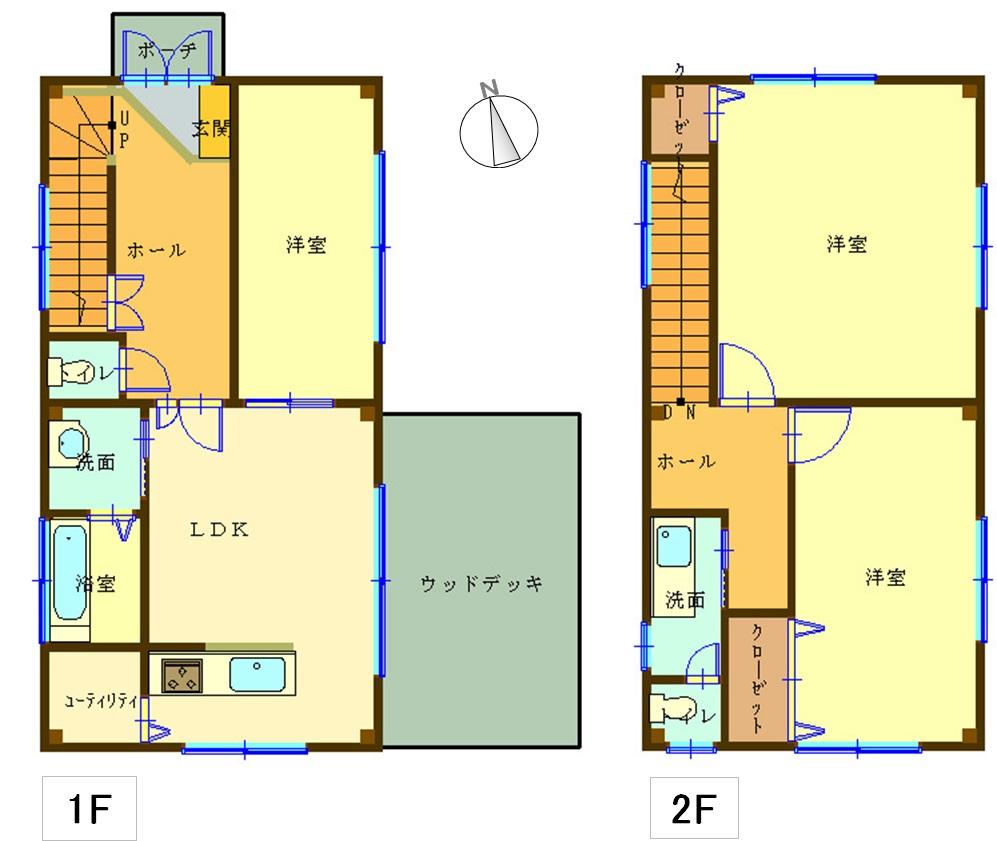 Floor plan. 17.8 million yen, 3LDK, Land area 175.2 sq m , Current state priority per building area 98.85 sq m schematic