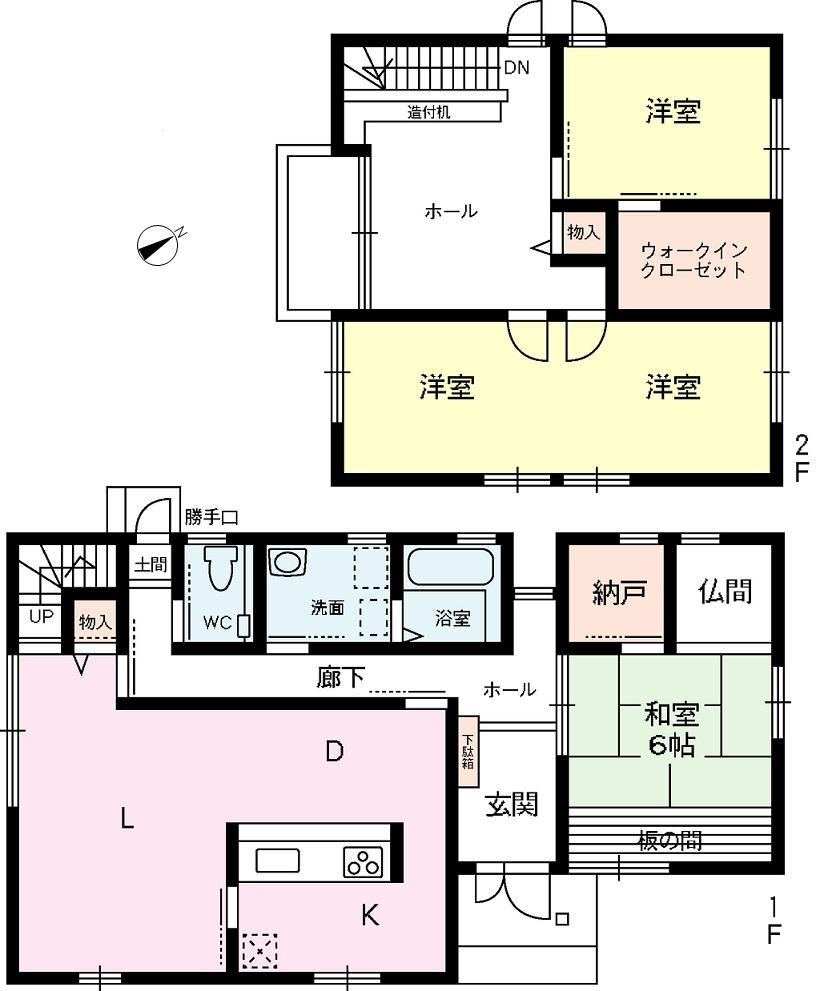 Floor plan. 25 million yen, 3LDK, Land area 226.18 sq m , Building area 133.73 sq m