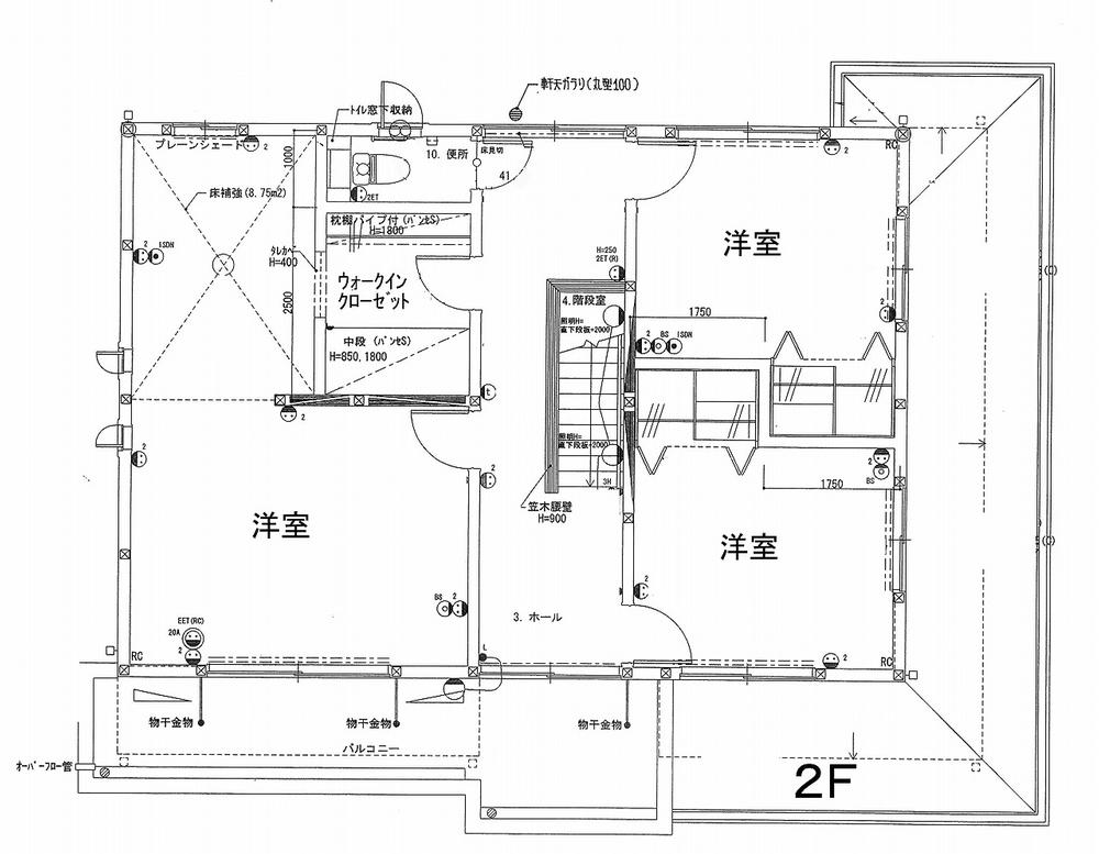 Floor plan. 25 million yen, 4LDK, Land area 327.27 sq m , Building area 155.5 sq m