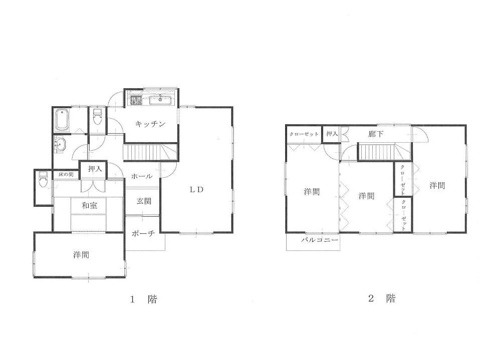 Floor plan. 10 million yen, 5LDK, Land area 185.3 sq m , Building area 109.81 sq m