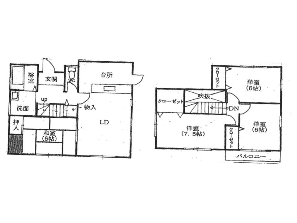 Floor plan. 15.8 million yen, 4LDK, Land area 156.46 sq m , Building area 95.78 sq m