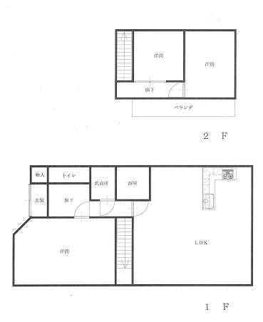 Floor plan. 12.9 million yen, 3LDK, Land area 157.41 sq m , Building area 102.64 sq m