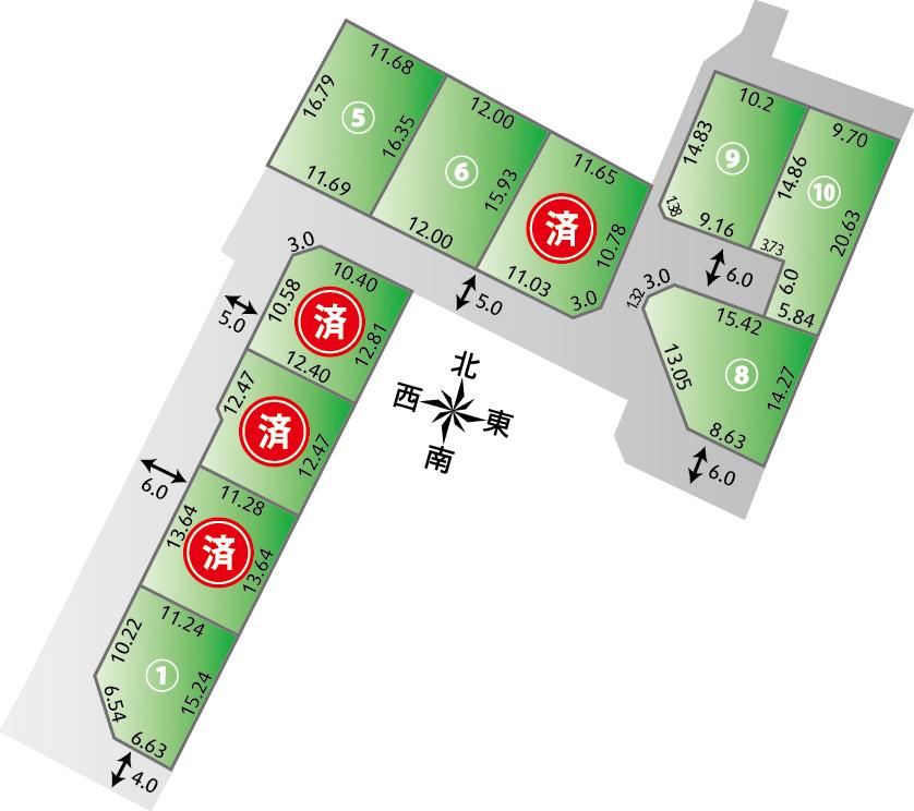 The entire compartment Figure. Four Seasons Town Oimatsu The entire compartment Figure
