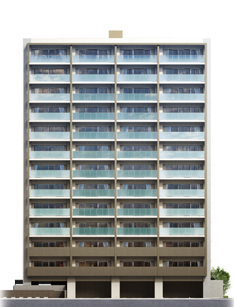 Buildings and facilities. Sophisticated design of the building. Wearing a high basic performance in a beautiful dress, Casual is a sense of satisfaction in casual moment of everyday welling, I was pursuing such a "house of quality = Residence code". (Exterior view)