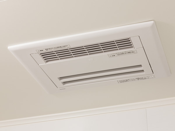 Bathing-wash room.  [Bathroom ventilation heating dryer] The weather can dry clothes without worrying about the, Also reduces the occurrence of mold by removing the moisture in the bathroom. Heating features that help in the winter of heat shock prevention, Keep the air environment of the dwelling unit good 24-hour ventilation functions, such as, Benefits is versatile.