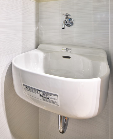 Other.  [Standard equipped with a slop sink in each dwelling unit] We established a convenient slop sink in, such as gardening and shoes of cleaning.