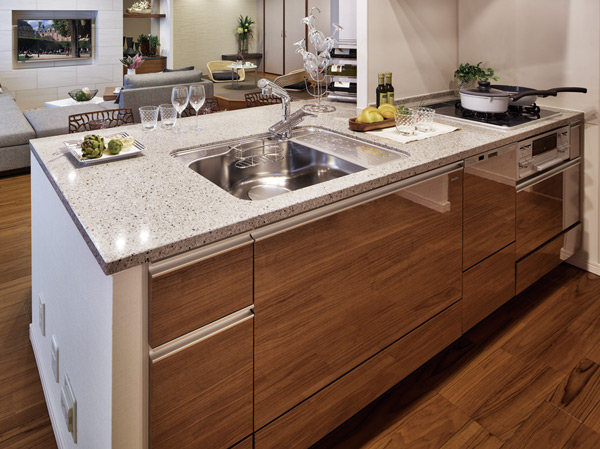 Room and equipment. Comfortable to realize on the grant both beauty and functionality notch. (kitchen ・ C type)