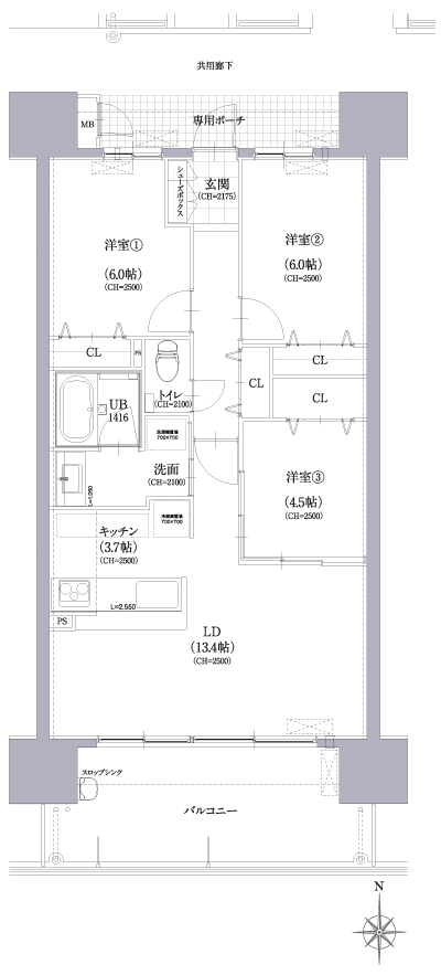Floor: 3LDK, occupied area: 74.17 sq m, Price: 24,300,000 yen ~ 29.4 million yen