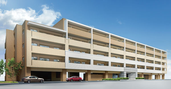 Shared facilities.  [Exterior - Rendering] The calm appearance of perfect harmony with the quiet street parallel, It makes me imagine a life that was full of pride.