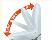 Toilet.  [Full automatic toilet seat ・ Fully automatic toilet bowl cleaning] Flights lid opens automatically when approaching the toilet bowl, Closes and leaves. In addition to cleaning automatically the toilet bowl and stand up from the toilet seat. (Same specifications)