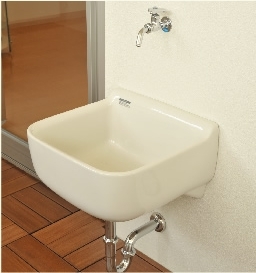 Other.  [Slop sink] Standard equipped with a sink in a wide bowl on the balcony. Shoes of mud of children, Big success, such as the washing soaking.