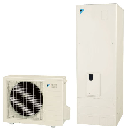 Features of the building.  [High efficiency hot water supply system Eco Cute] Collect atmospheric heat to natural refrigerant (CO2), After the high temperature and compressed by a compressor, And in hot water convey the heat to the water by the heat exchanger. It is possible to obtain three times more heat energy input energy (electricity), The CO2 that is excellent in heating capacity, It has enabled the high temperature boiling of 90 ℃ which could not be achieved by the company's conventional fluorocarbon refrigerant. (Same specifications)