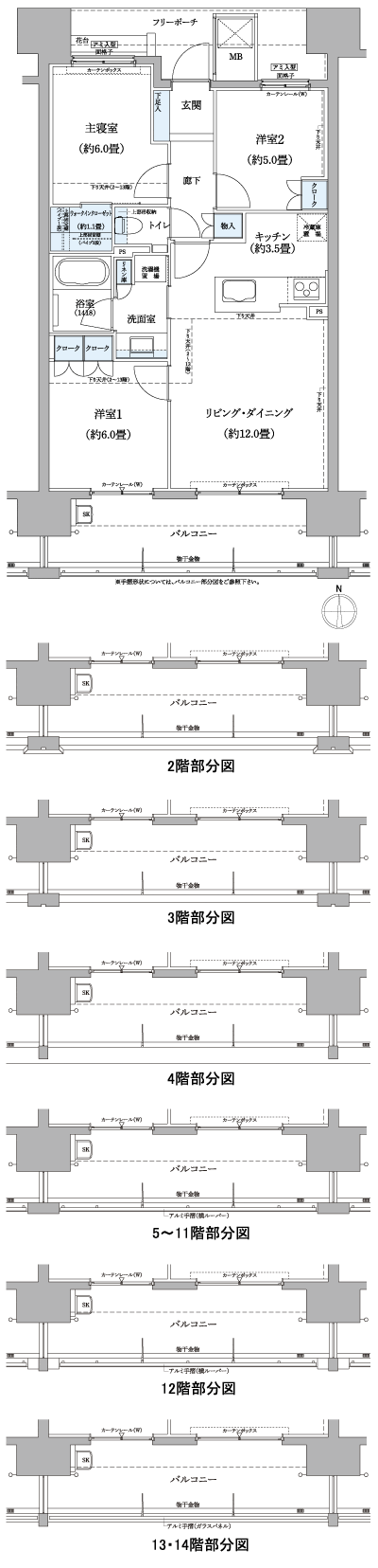 Floor: 3LDK + WIC, the occupied area: 70 sq m, Price: TBD