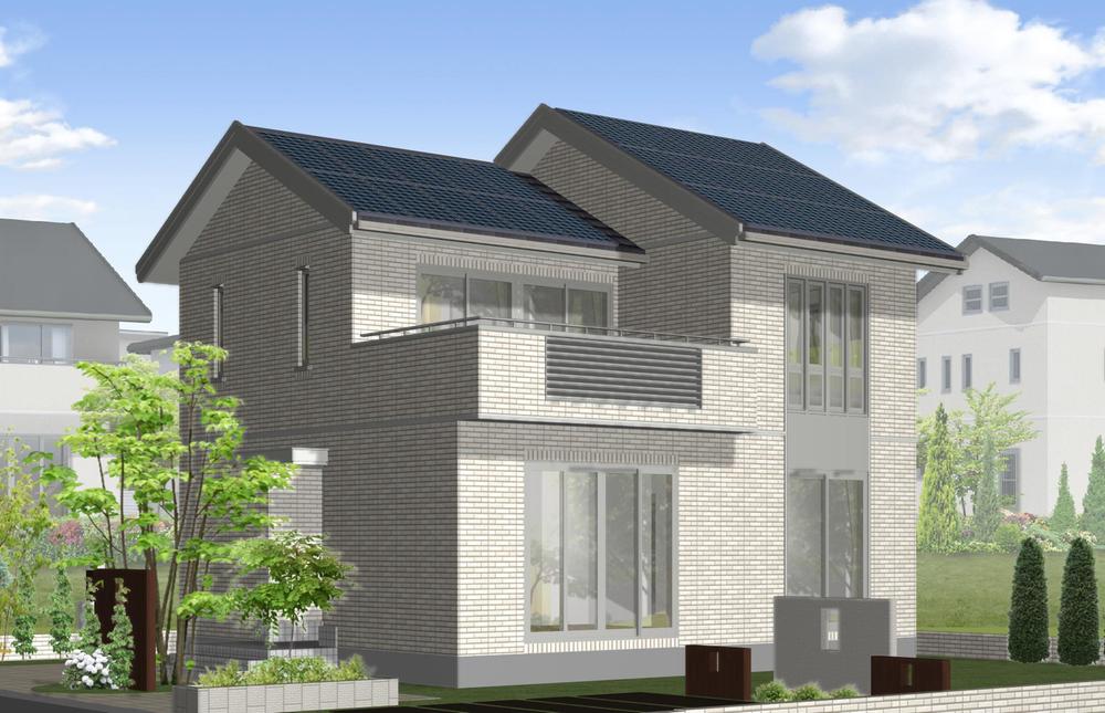 Building plan example (Perth ・ appearance). Model plan