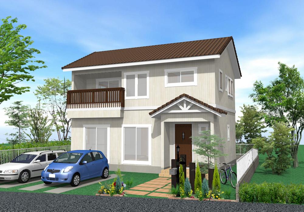 Building plan example (Perth ・ appearance). Building plan example