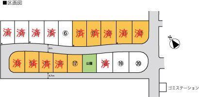 The entire compartment Figure. (6) No. land, Front road, Loose 6m of south road!