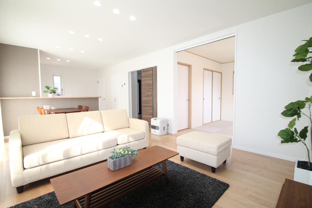 Living. Bright living room is the size of 18.4 quires.