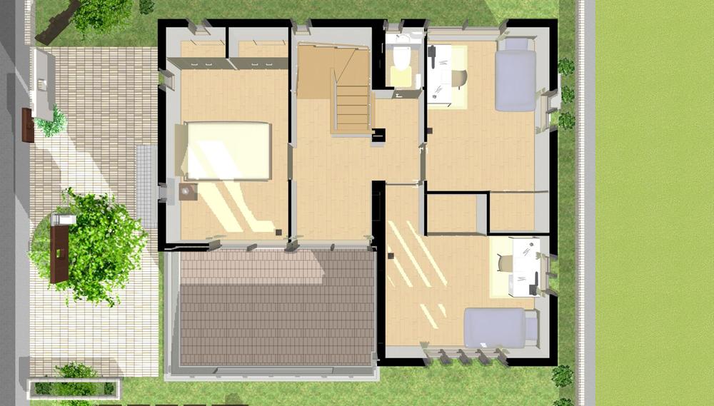 Building plan example (Perth ・ Introspection). Building plan example (No. 4 locations)