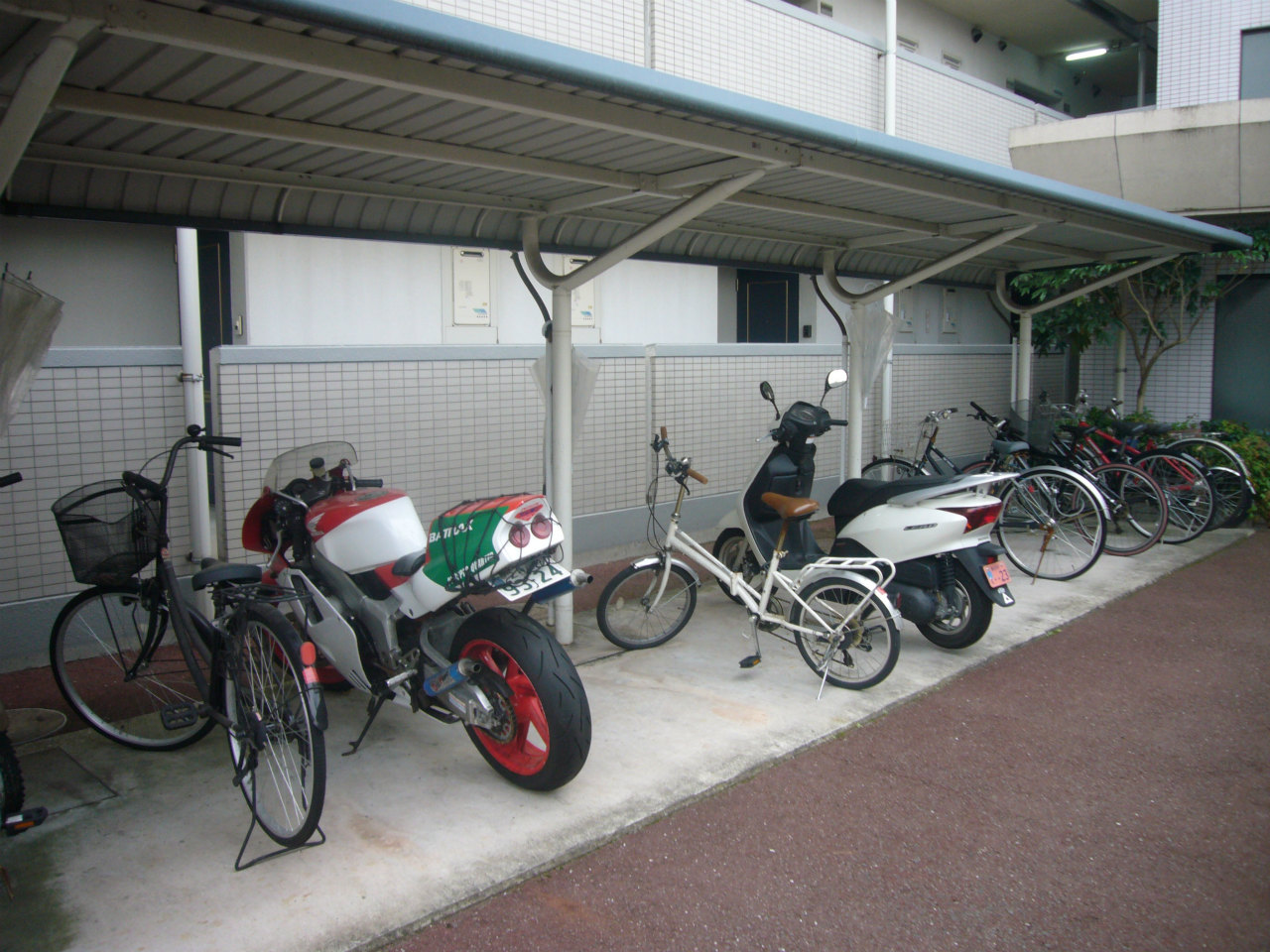 Other common areas. Bicycle-parking space