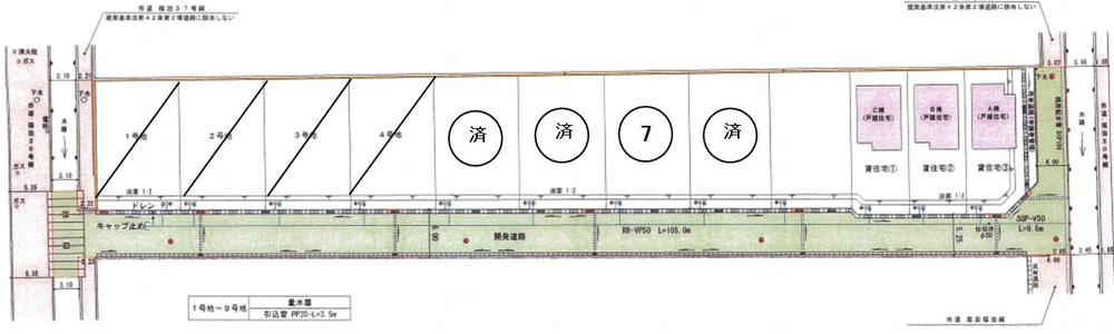 Compartment figure. Land price 10,393,000 yen, Land area 181.8 sq m compartment view