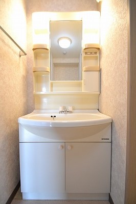 Washroom. Independent wash basin ~