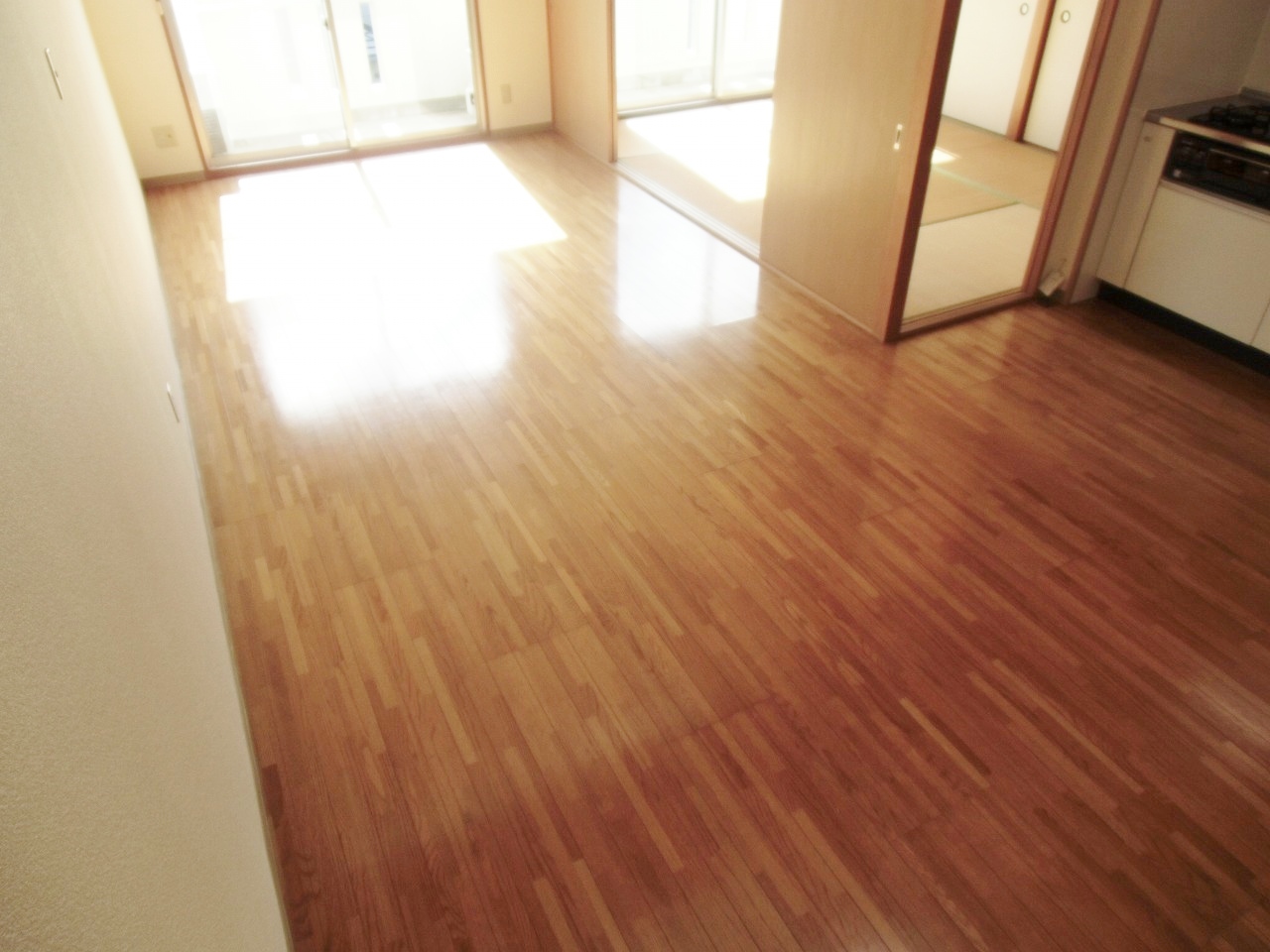 Living and room. It is quite wide by ^^