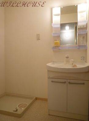 Washroom. Independent wash basin