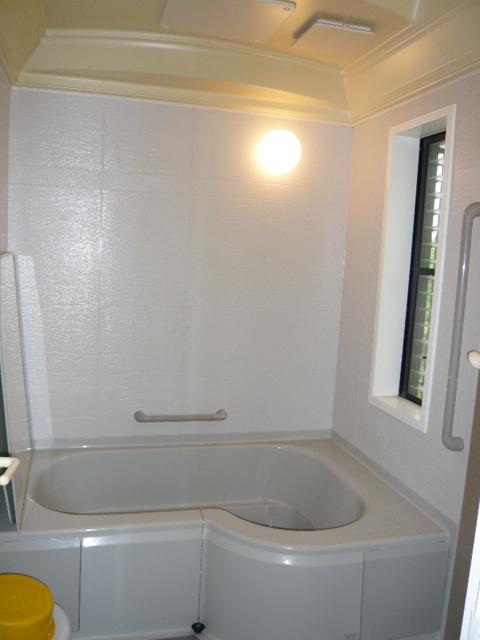 Bathroom. Bathroom was a white tones