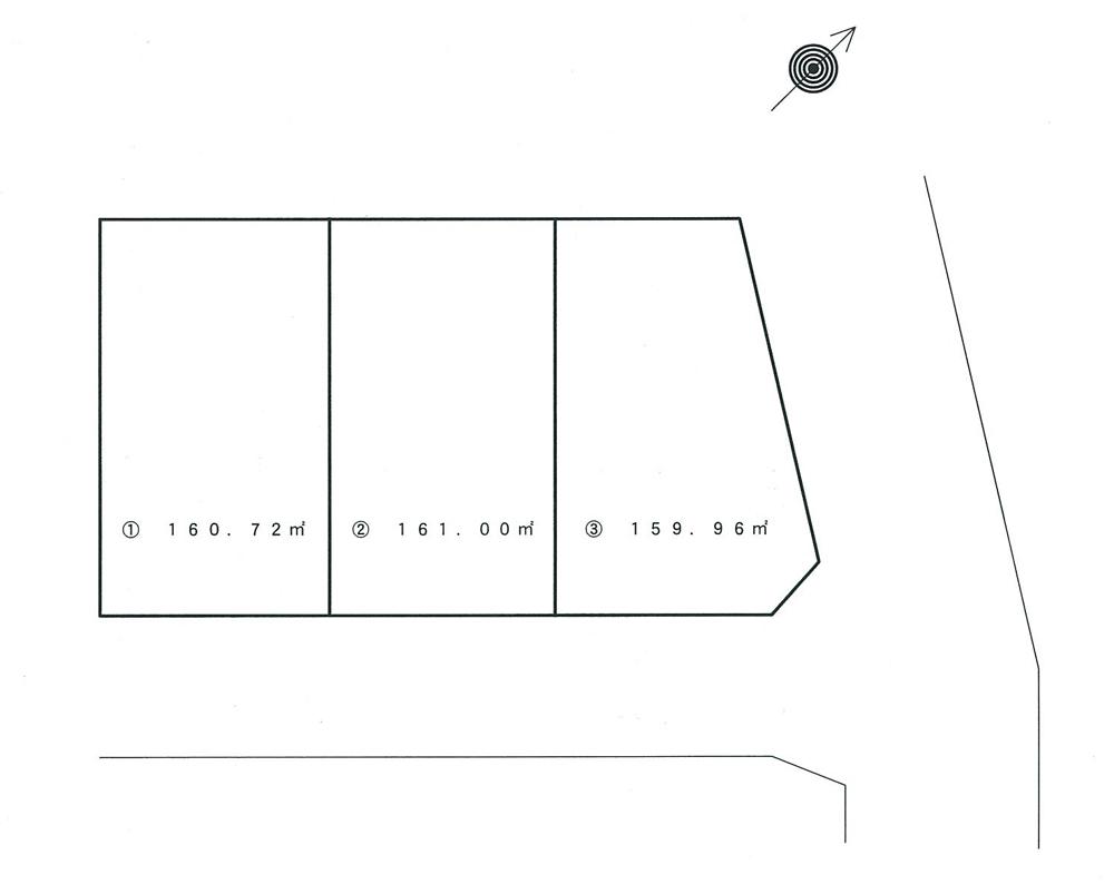 Compartment figure. Land price 11,440,000 yen, Land area 161 sq m