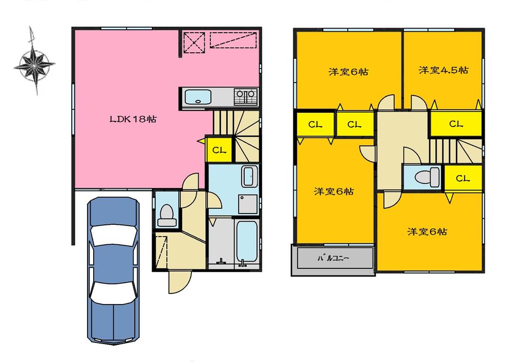 Floor plan. Until JR Nozaki 1040m