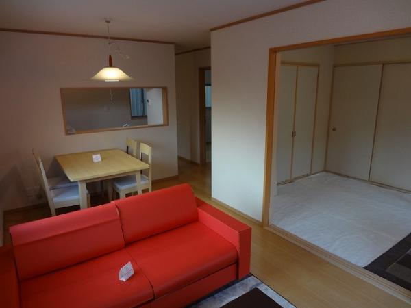 Living. I placed the furniture sample in the living room.