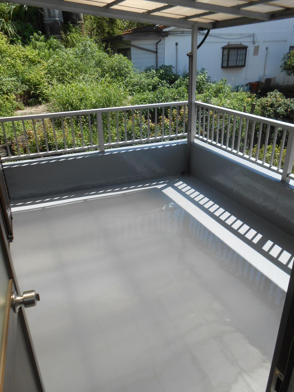 Balcony. It is large and bright balcony facing south