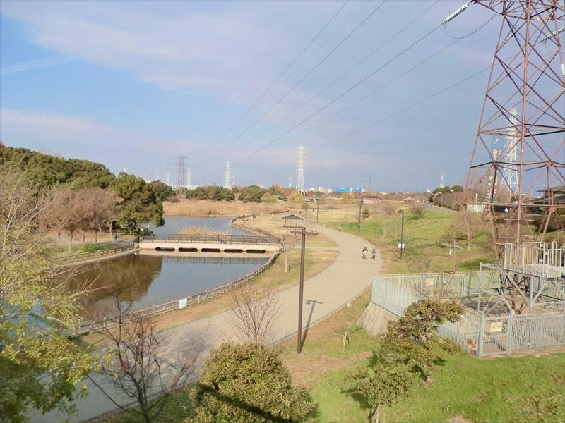 park. Fukakita to green space 969m