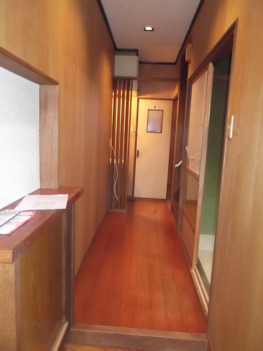 Entrance. The face of the house looks like