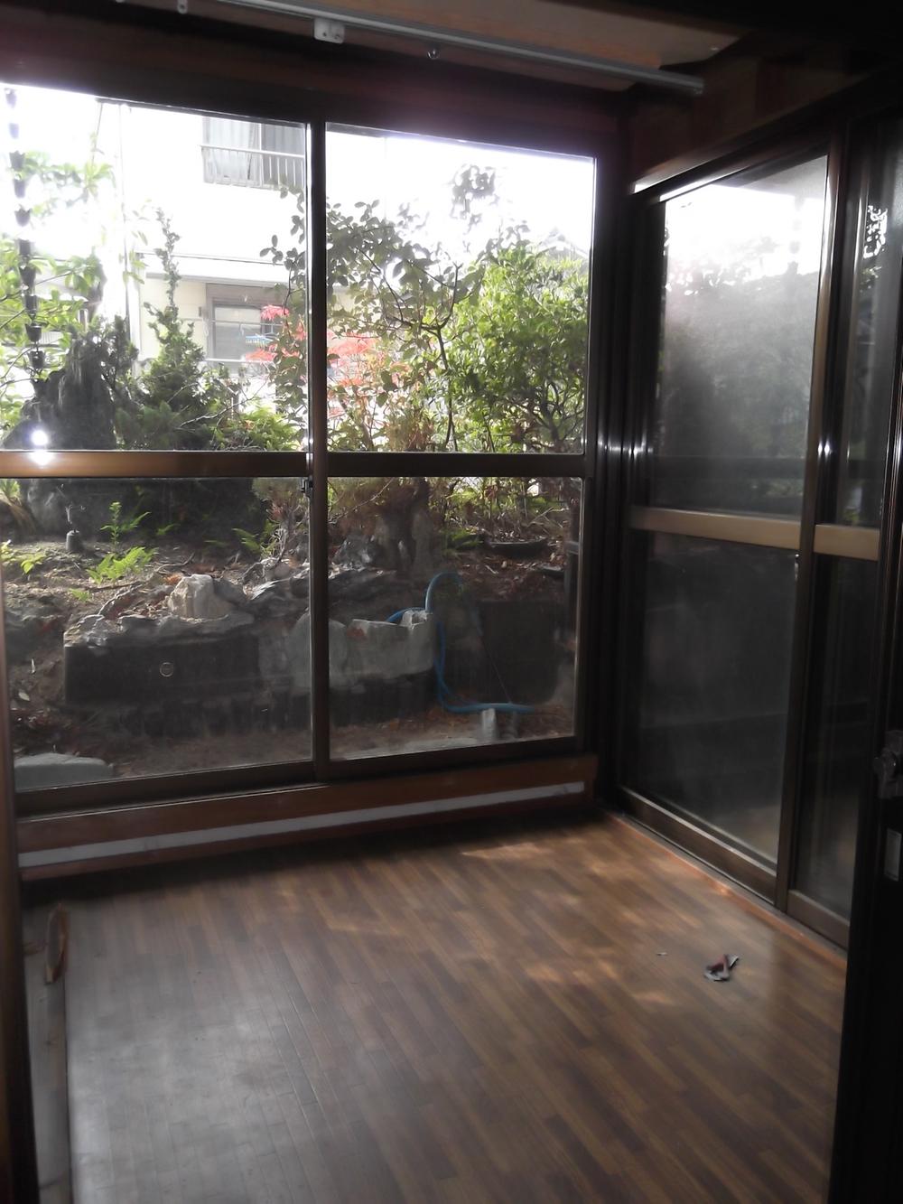 Non-living room. The garden is beautiful