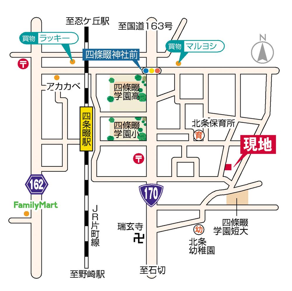 Local guide map. Please join us feel free to