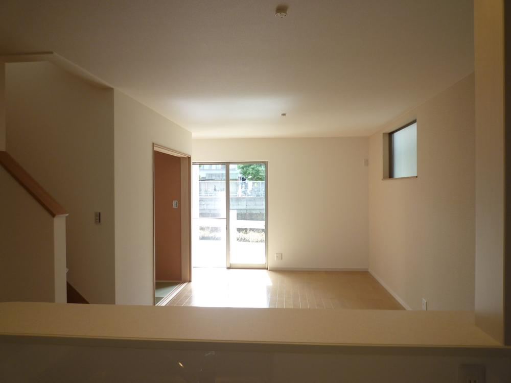 Living. South-facing living room is sunny