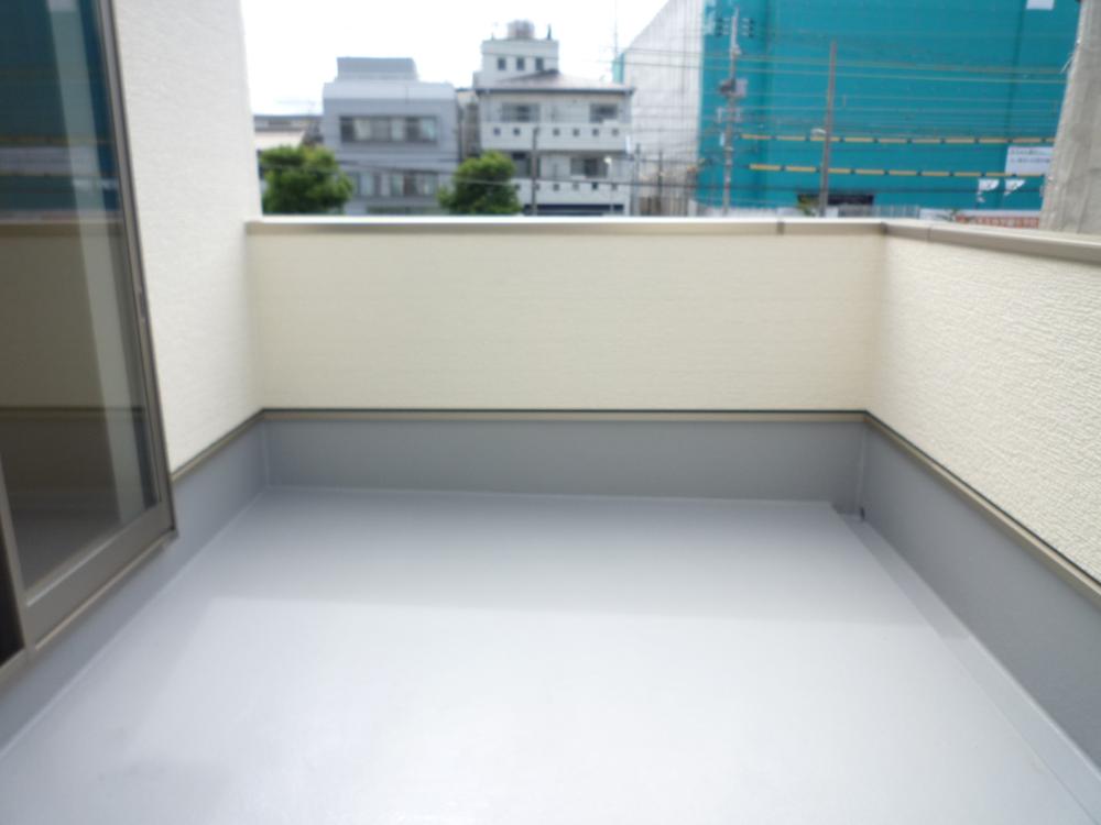 Balcony. South-facing wide balcony