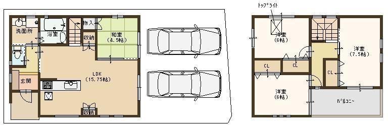Floor plan. Rendering is a Perth