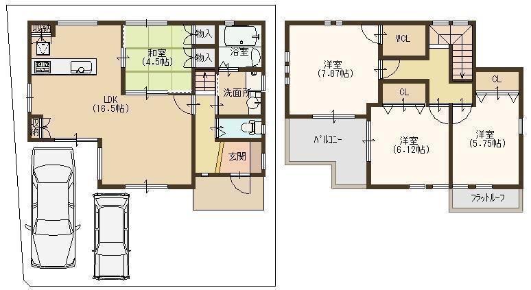 Floor plan. Rendering is a Perth