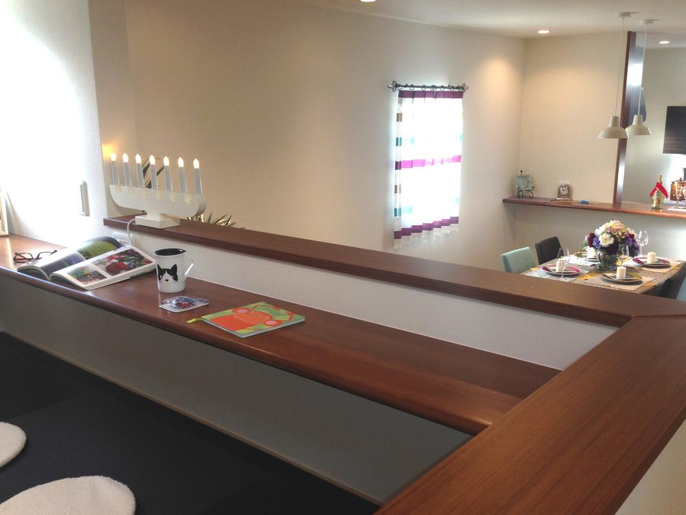 Model house photo. From study corner, Living room overlooks. (New model house)