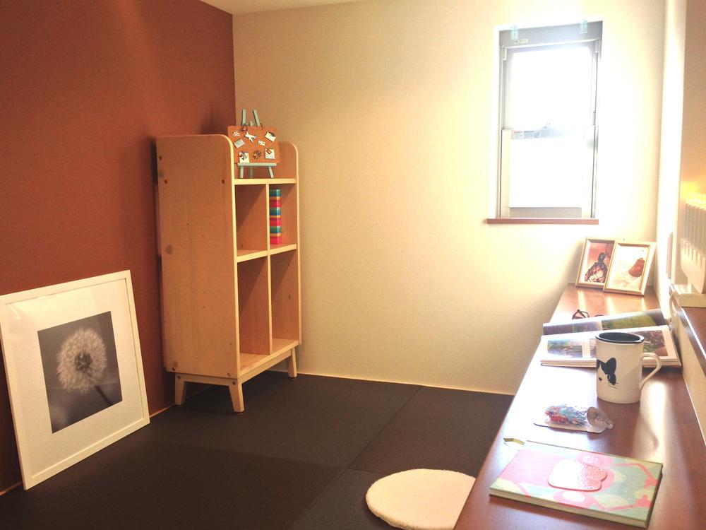 Model house photo. Study is the corner. Homework for children, Ideal for reading. (New model house)